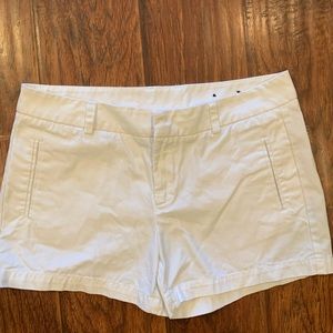 Chino white shorts - like new size 8